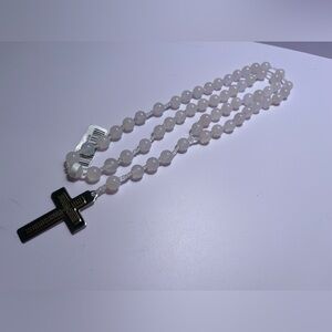 Authentic Brazilian stone Rosary Necklace